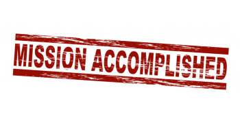 Mission Accomplished