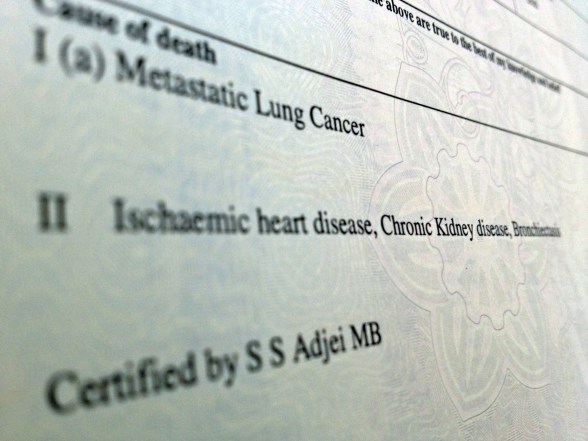 Death Certificate